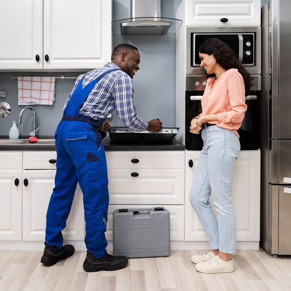 can you provide an estimate for cooktop repair before beginning any work in Burgoon Ohio